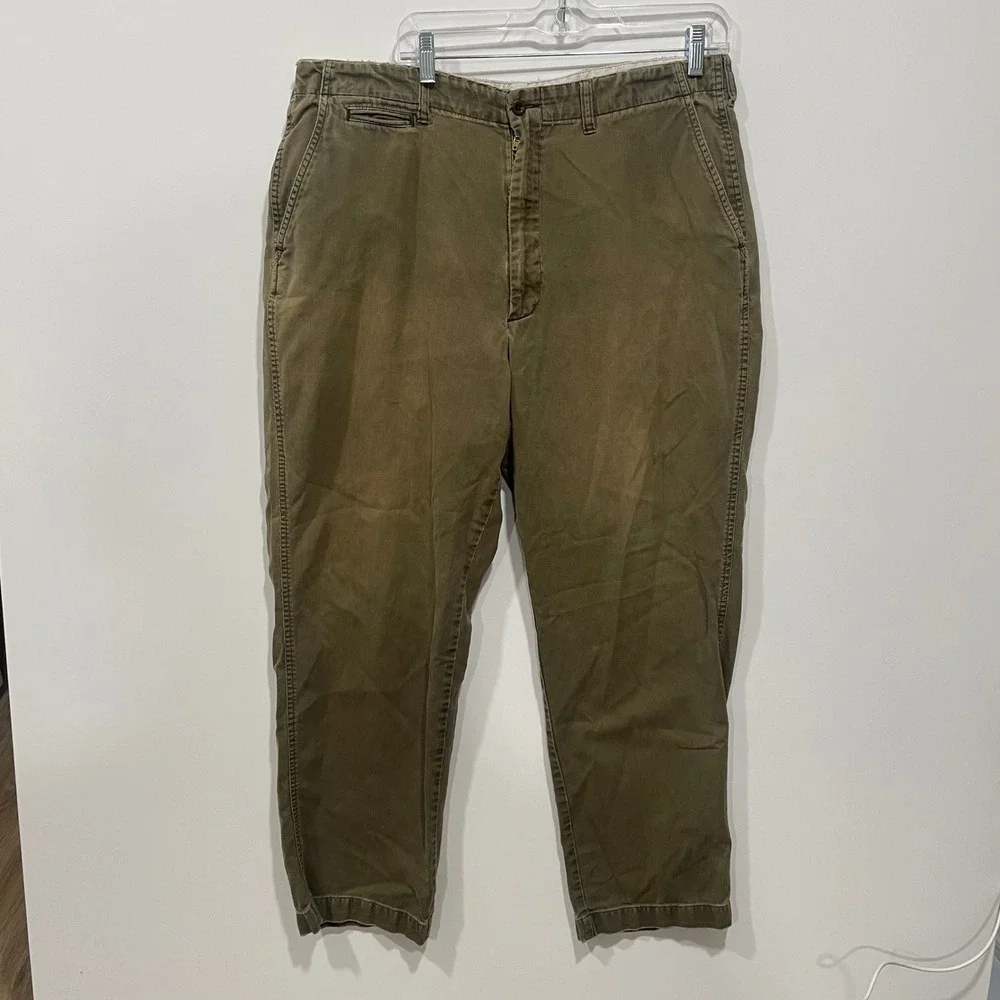 Polo Ralph Lauren Men Khaki Straight Leg Casual Pants‎ Size 38x31